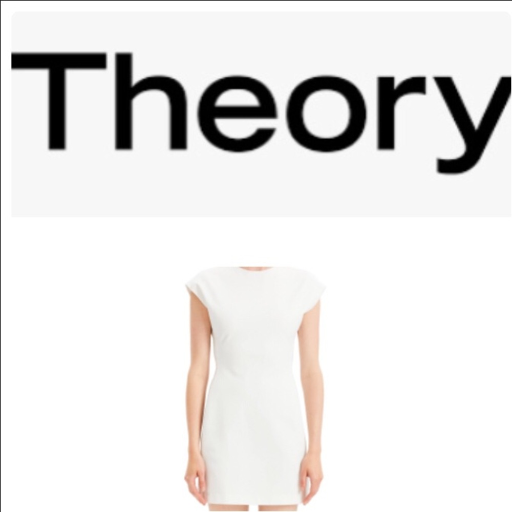 NWT******* Theory Button Back V Dress Sz 6